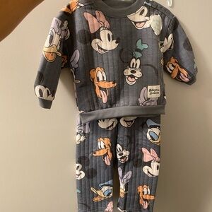 Mickey Mouse Sweat pants/shirt set